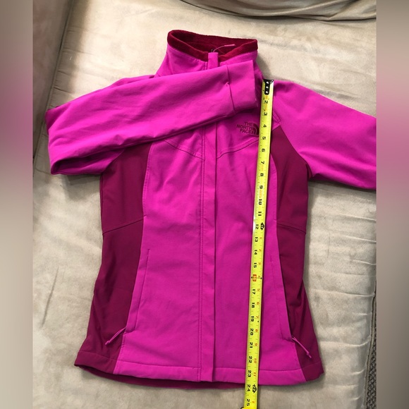 The North Face Women’s Soft Shell Fleece Jacket Size small Magenta - Picture 5 of 14